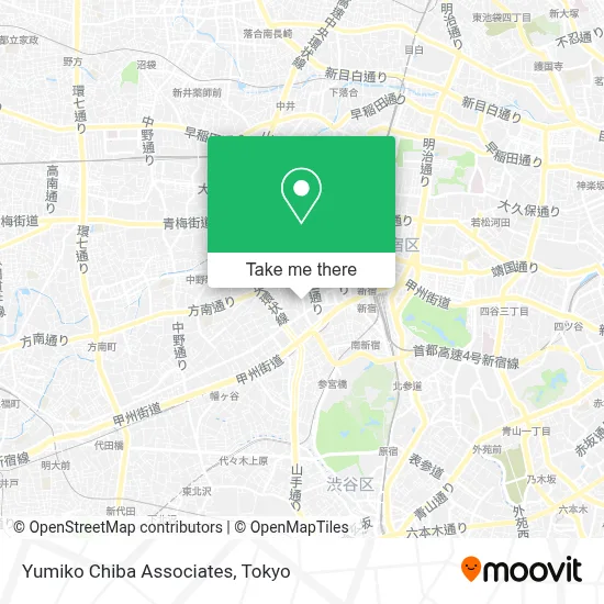 Yumiko Chiba Associates map