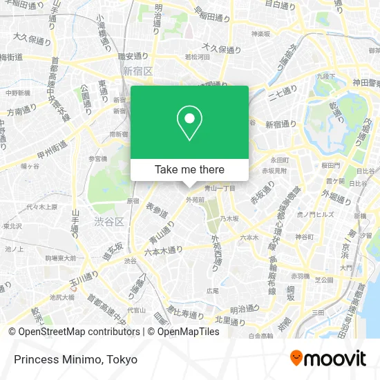Princess Minimo map
