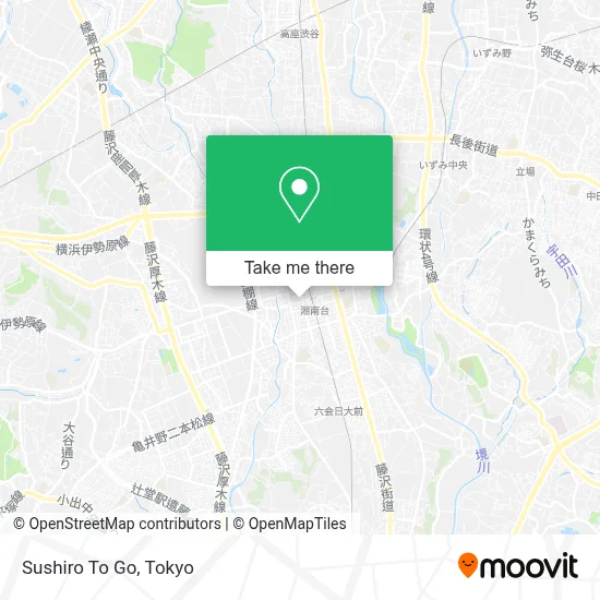 Sushiro To Go map