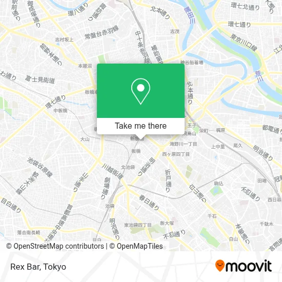 Rex Bar map