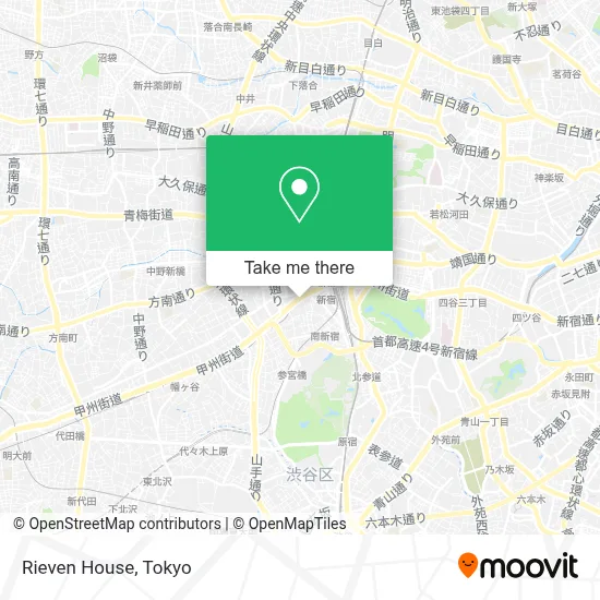 Rieven House map