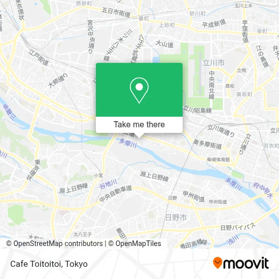 Cafe Toitoitoi map