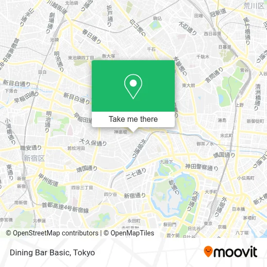 Dining Bar Basic map