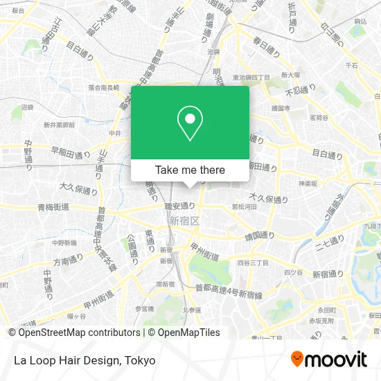 La Loop Hair Design map