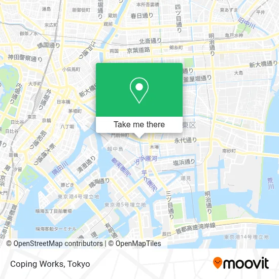 Coping Works map