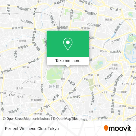 Perfect Wellness Club map