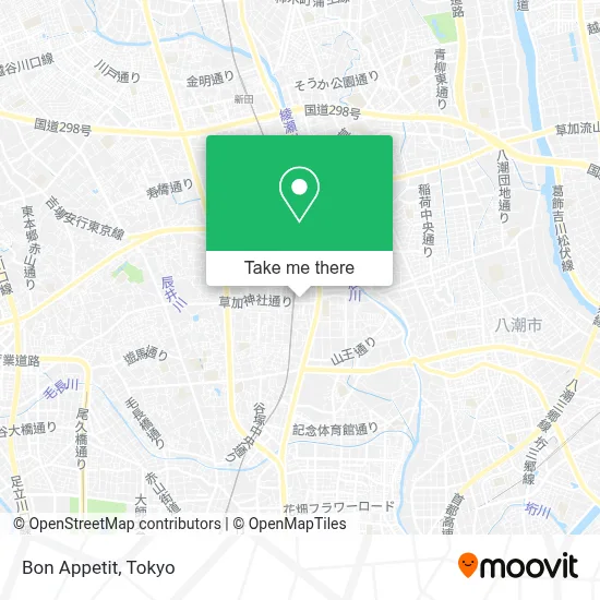 Bon Appetit map