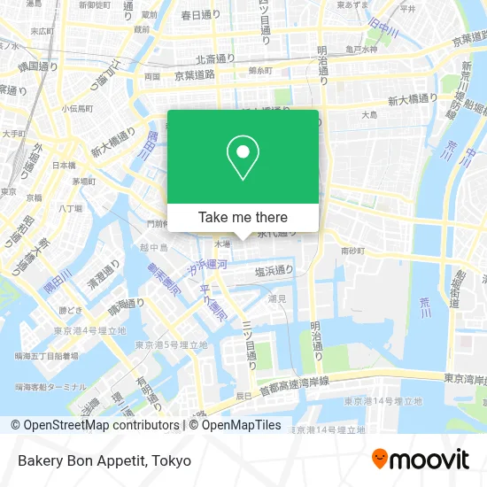 Bakery Bon Appetit map