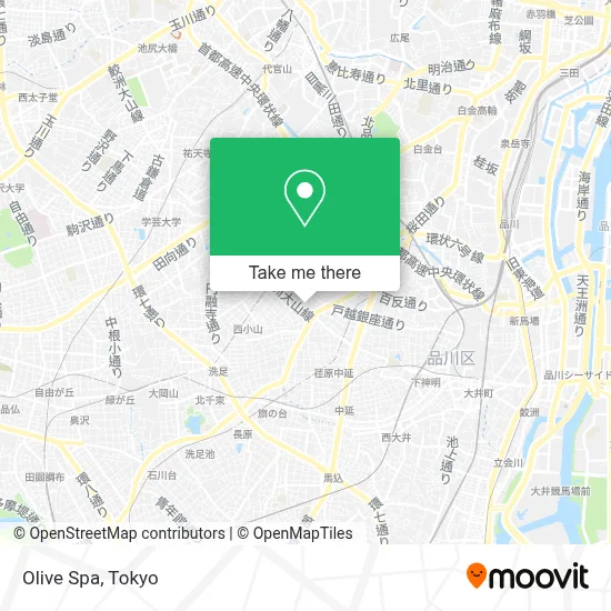 Olive Spa map