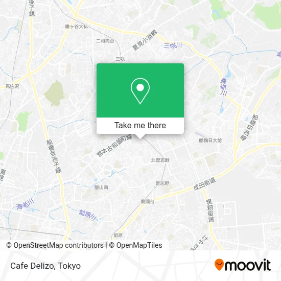 Cafe Delizo map