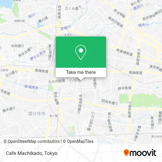 Cafe Machikado map