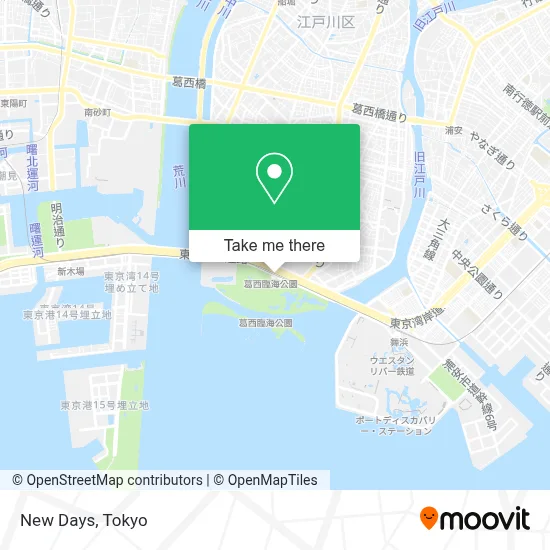 New Days map