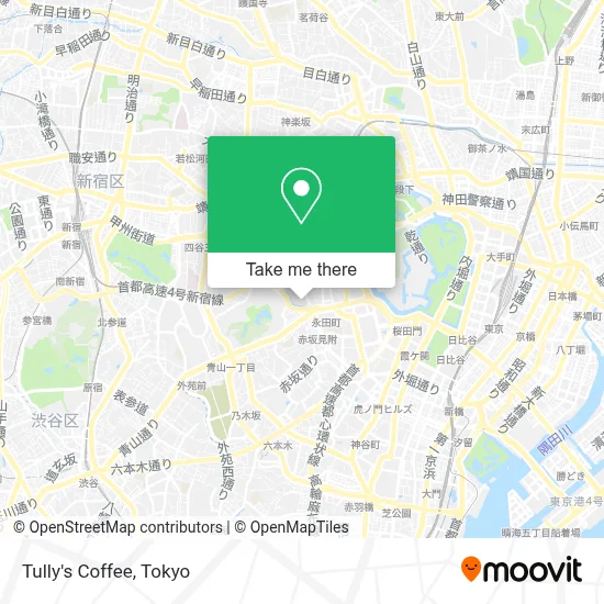 Tully's Coffee map