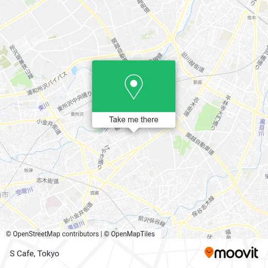 S Cafe map