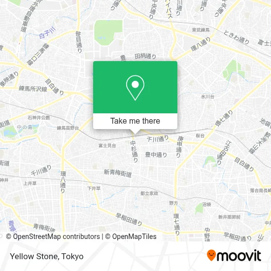 Yellow Stone map