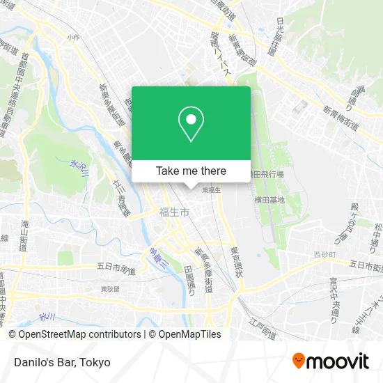 Danilo's Bar map