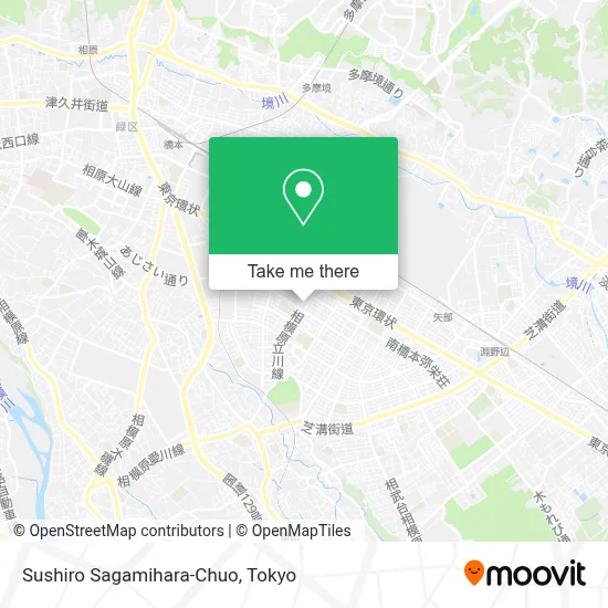 Sushiro Sagamihara-Chuo map