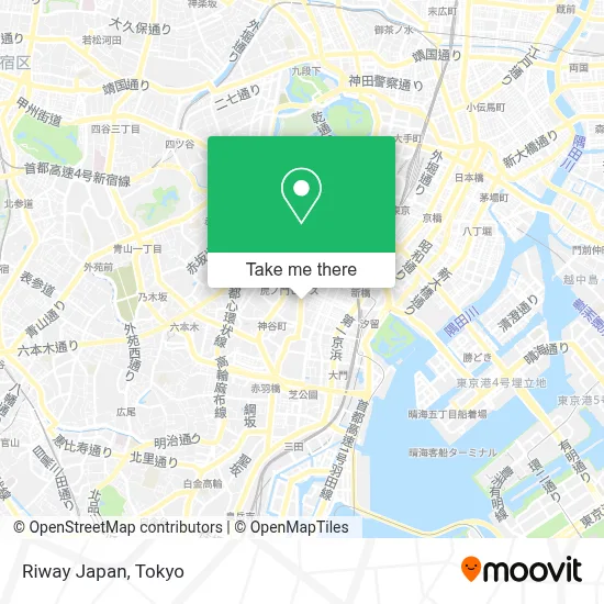 Riway Japan map