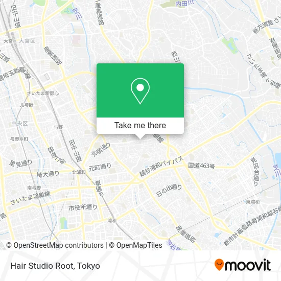 Hair Studio Root map