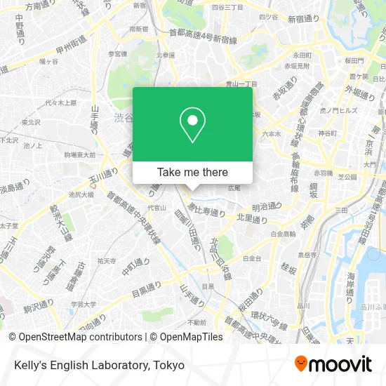 Kelly's English Laboratory map