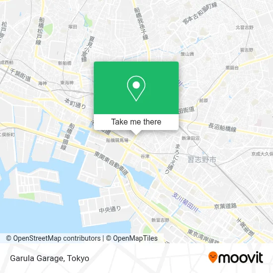 Garula Garage map