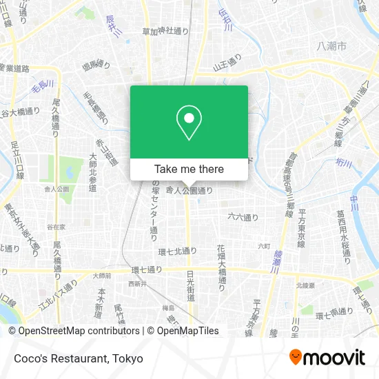 Coco's Restaurant map