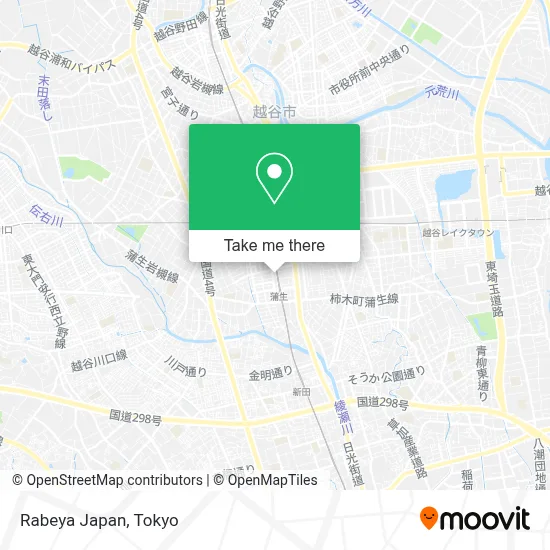 Rabeya Japan map
