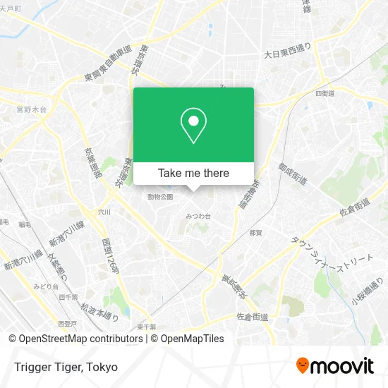 Trigger Tiger map