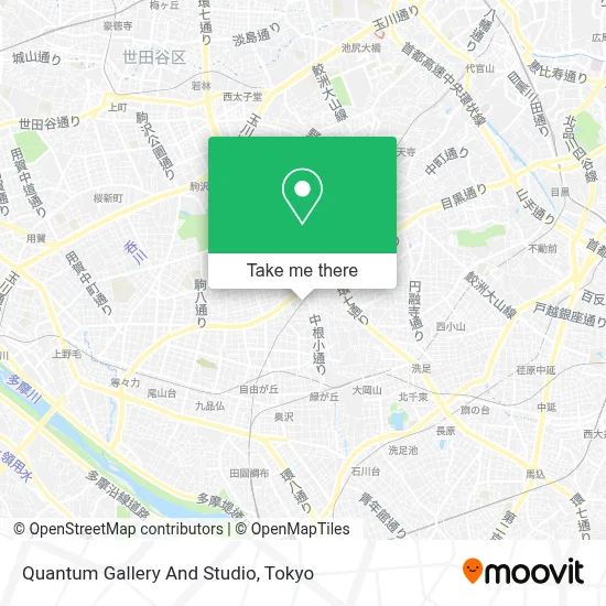 Quantum Gallery And Studio map