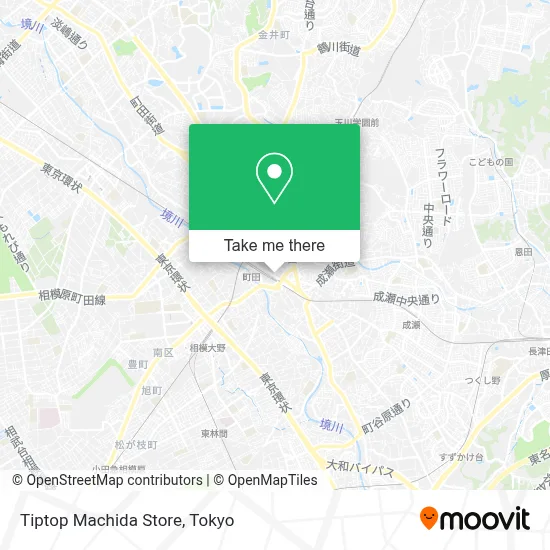 Tiptop Machida Store map