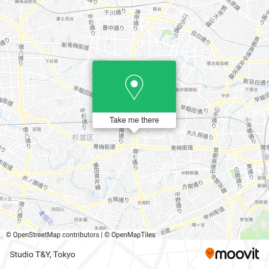 Studio T&Y map