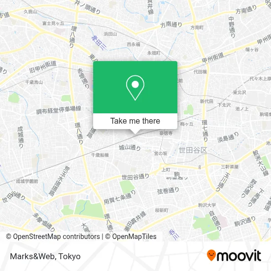 Marks&Web map