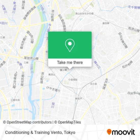 Conditioning & Training Vento map