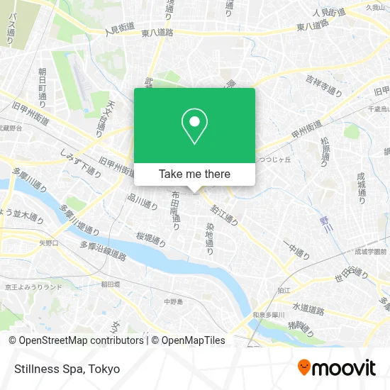 Stillness Spa map