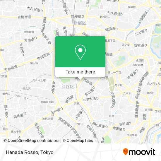 Hanada Rosso map