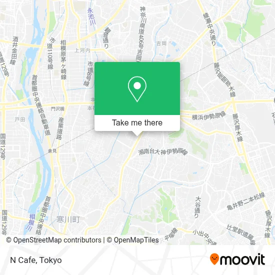 N Cafe map
