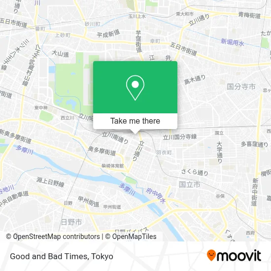 Good and Bad Times map