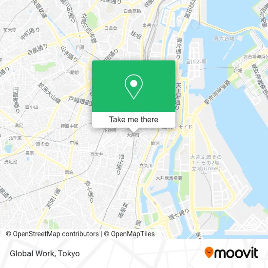 Global Work map
