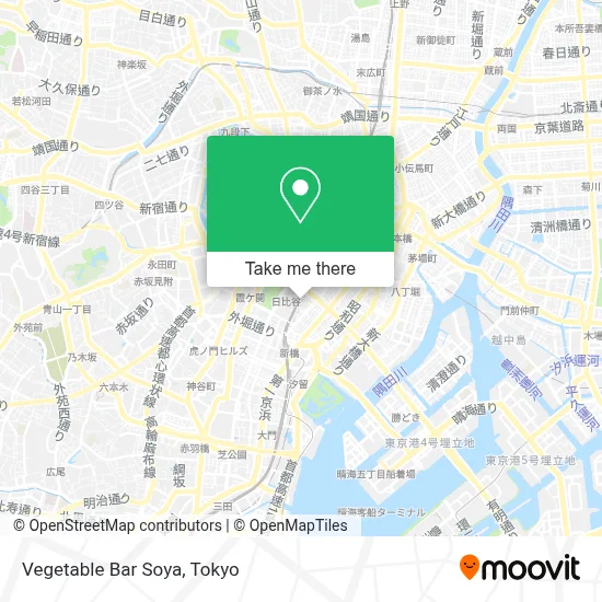 Vegetable Bar Soya map