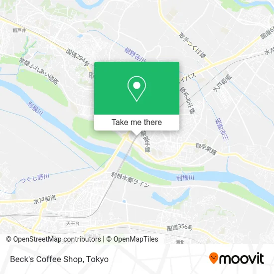 Beck's Coffee Shop map