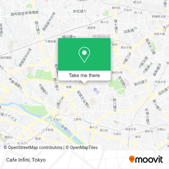 Cafe Infini map