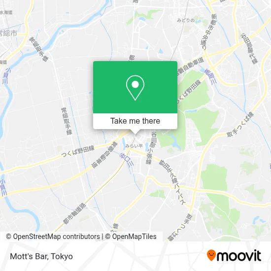Mott's Bar map