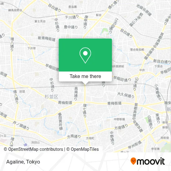 Agaline map