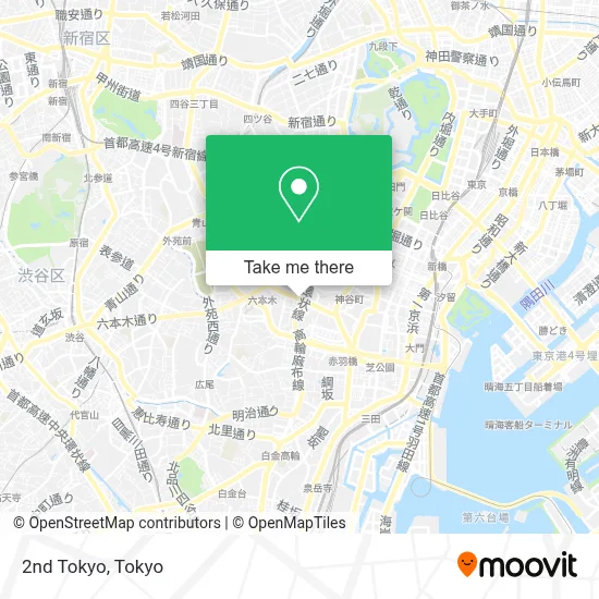 2nd Tokyo map