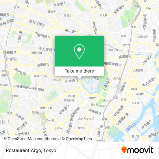Restaurant Argo map