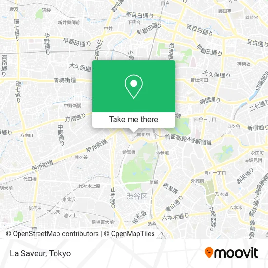 La Saveur map