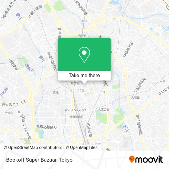 Bookoff Super Bazaar map