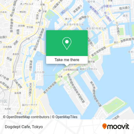 Dogdept Cafe map