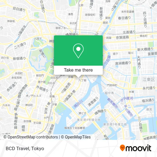 BCD Travel map