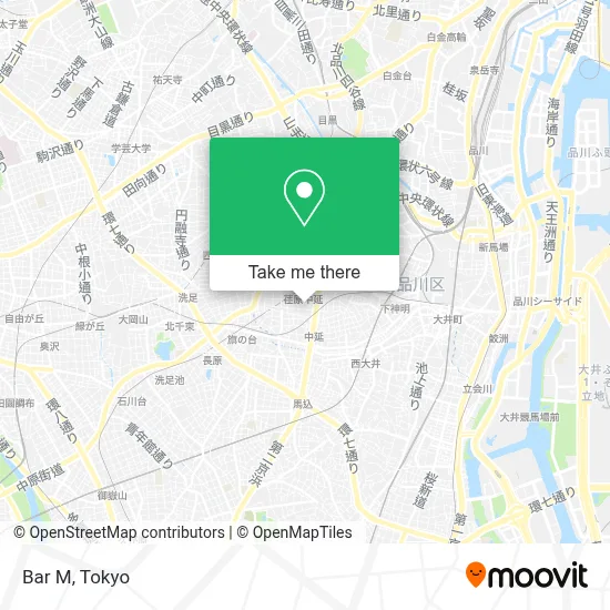 Bar M map